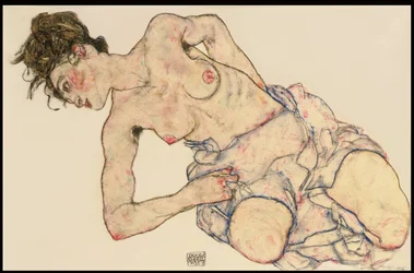 Kleiner weiblicher Halbakt, 1917