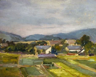 Landschaft in Nordösterreich, 1907