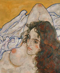 Liegende Frau