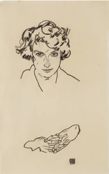 Porträt eines Mädchens, 1917