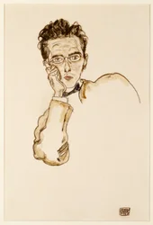 Porträt des Kunsthändlers Paul Wengraf, 1917