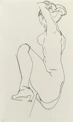 Liegender weiblicher Akt, 1913