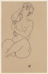 Liegender Akt, 1917