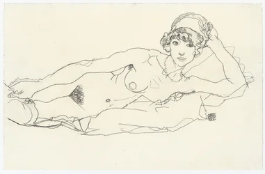 Liegender Akt, 1914