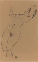 Liegender Akt, 1918