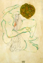Sitzende nackte Frau, 1914