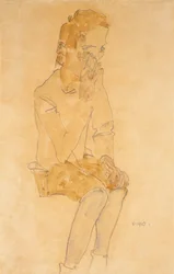 Sitzender Junge, 1910