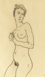 Stehender Akt, 1918