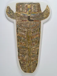 Bemalte Mumienabdeckung (Schurz), 305-30 v. Chr.