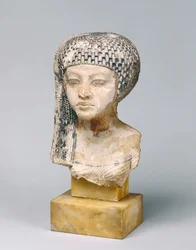 Kopf einer Amarna-Prinzessin, um 1353-37 v. Chr.