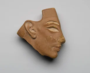 Einlegeprofilkopf, aus Tell el-Amarna, Neues Reich, ca. 1353-36 v. Chr.