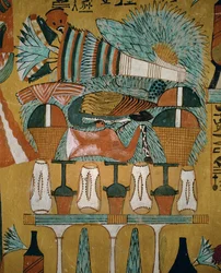Symbole und mythologische Figuren einer Religion