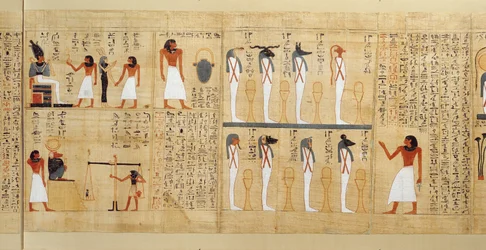 Mythologisches Papyrus von Imenemsaouf, Dritte Zwischenzeit (Detail)