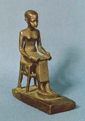 Sitzstatue des Imhotep