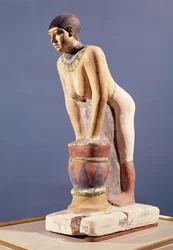 Modell einer Frau, die Bier macht, Altes Reich