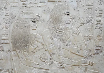 Amenhotep und seine Frau May, Grab von Ramose