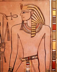 König Amenhotep II (Amenophis II) (Fresko)