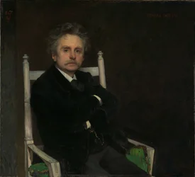 Porträt von Edvard Grieg 1843-1907, 1891