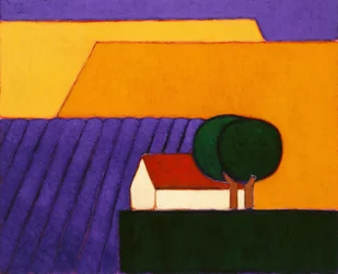 Lavendelfeld, Provence, 2004