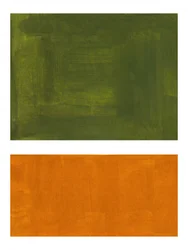 Abstrakt Grün Orange