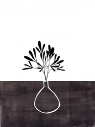Minimalistische Pflanzenvase