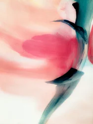 Moderner Blush-Teal-Fluss