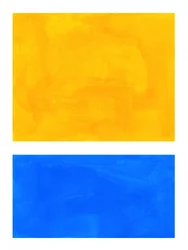 Lebhaftes Gelb-Blau-Abstrakt