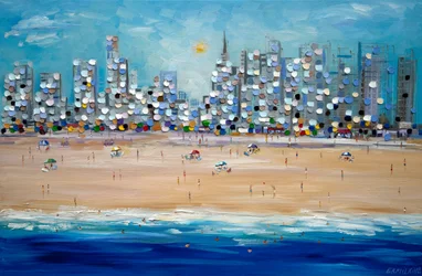 Lebendiger Stadtstrand