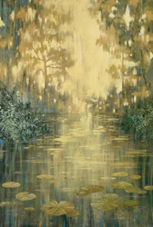 Goldener Waldteich
