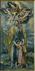 Der Heilige Josef und das Jesuskind