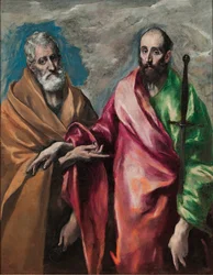 Der heilige Petrus und der heilige Paulus