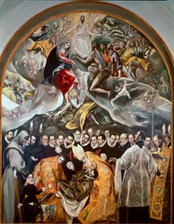 Das Begräbnis des Grafen von Orgaz (Detail)