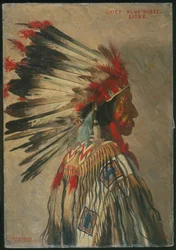 Häuptling Blue Horse, Sioux