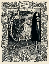 Illustration zu Wordsworths Gedicht An das Gänseblümchen, Nr. 2, 1923