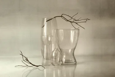 Serenes Glas-Stillleben