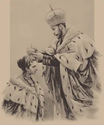 Die Krönung der Kaiserin Alexandra Fjodorowna, 1899