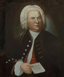 Porträt von Johann Sebastian Bach, Mitte des 18. Jahrhunderts
