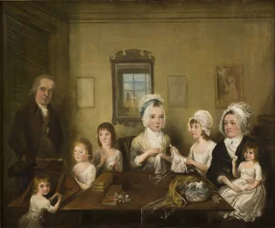 Porträt der Familie Latrobe aus Fulneck