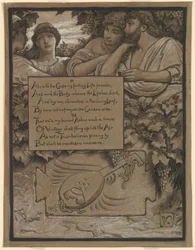 (Illustration für Rubáiyát von Omar Khayyám) Omars Grab