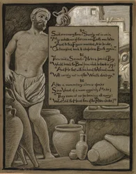 (Illustration für Rubáiyát von Omar Khayyám) Der ungeschickte Topf