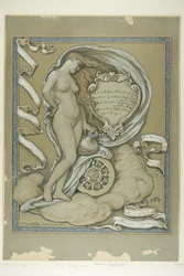 Figurenstudie für Rubaiyat von Omar Khayyam