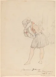 Studie nach Gozzoli, 1858