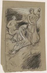 Studie für Die Schicksale sammeln die Sterne, 1884-1887