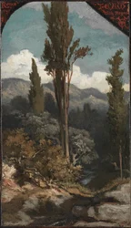 Drei Bäume: Italien, 1871