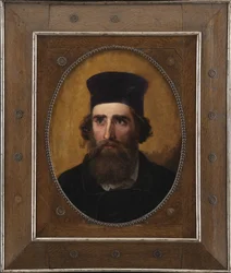 Porträt des dänischen Malers Thorald Læssøe (1816-1878)