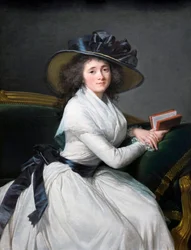 Porträt der Gräfin de la Chatre (Marie Charlotte Louise Perrette Aglae Bontemps)