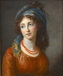 Porträt von Aglaé de Gramont, geb. de Polignac 1768-1812, 1794
