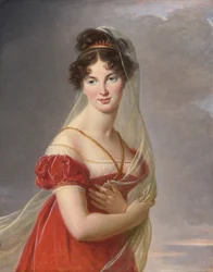 Porträt von Aglae Angelique Gabrielle de Gramont, Ehefrau von General Alexander Lvovich Davy