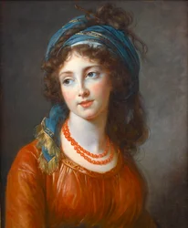 Porträt von Aglae de Gramont, geborene de Polignac (1768-1812)
