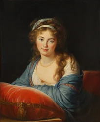Porträt der Gräfin Jekaterina Skavronskaya, geb. von Engelhardt 1761-1829, 1796